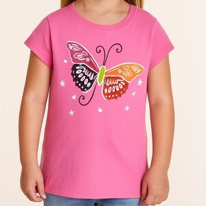 Pink Butterfly T-Shirt